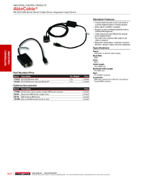Thumbnail of document Data Sheet - AbleCable Serial Adapter Cable to USB
